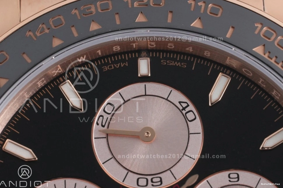 Marker Weight RG Best Black On DD VSF 798 Stick Dial Edition Oyster-flex 1:1 Gain Strap 126515 Daytona Sophisticated Sub-dial 0418